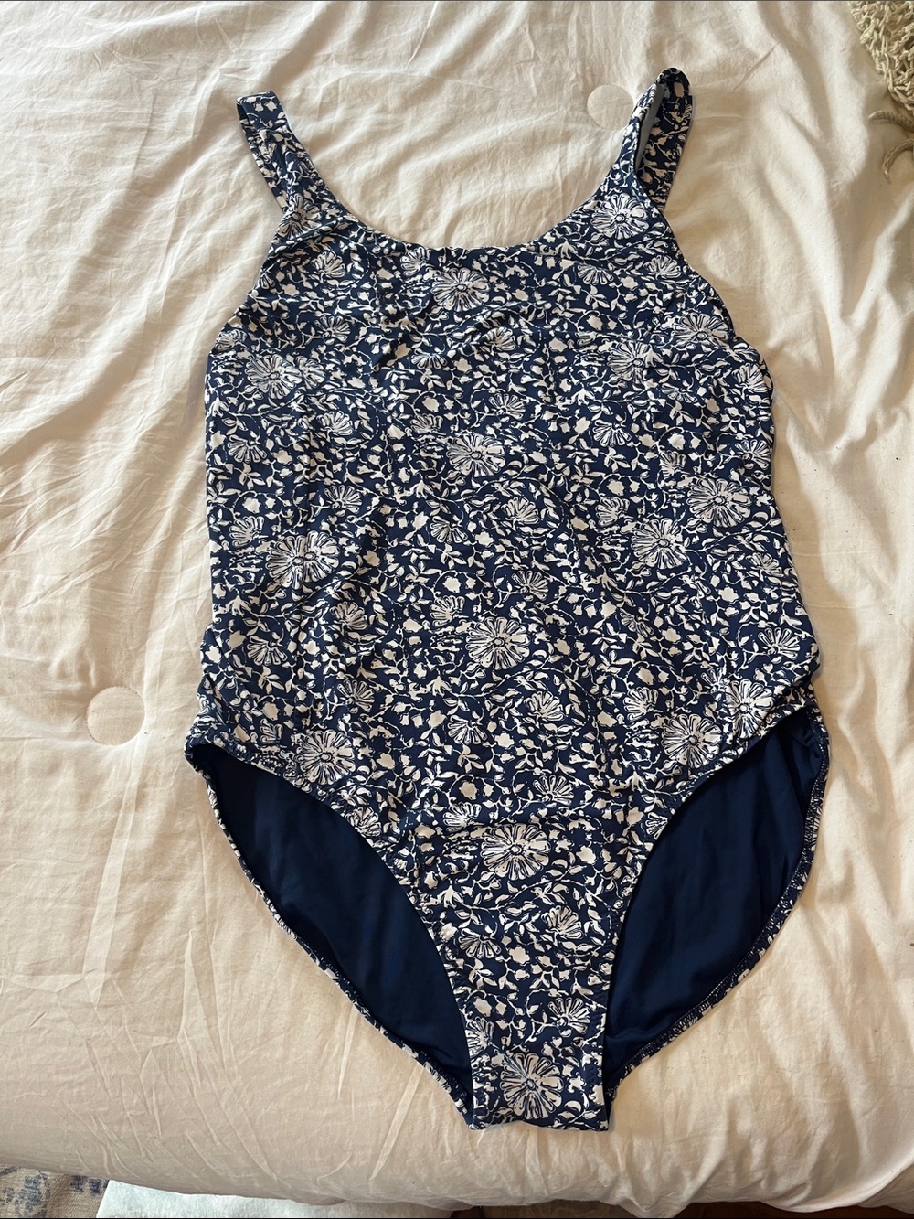 Women’s Navy Floral One-Piece Swimsuit